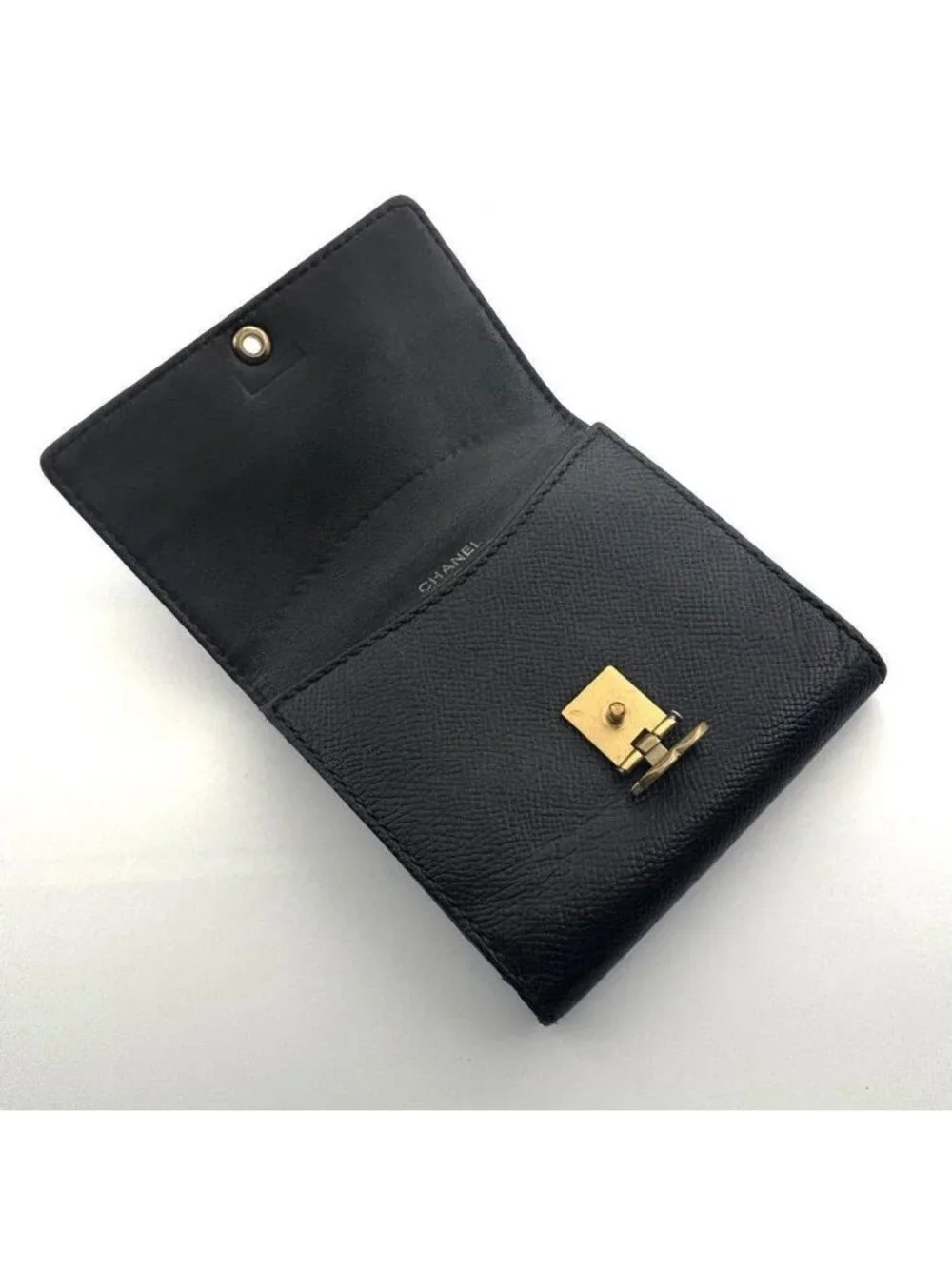 Chanel Wallet Coco Lock Snap Bifold